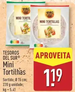 ALDI TESOROS DEL TESOROS DEL SURⓇ Mini Tortilhas Mini Tortilhas promoção