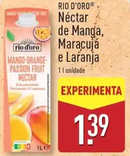 ALDI RIO D'ORO Néctar de Manga, Maracujá e Laranja promoção