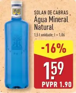ALDI SOLAN DE CABRAS Água Mineral Natural promoção