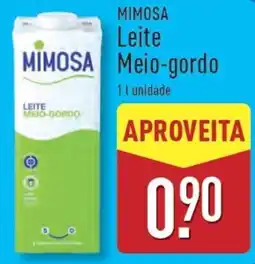 ALDI MIMOSA Leite Meio-gordo promoção