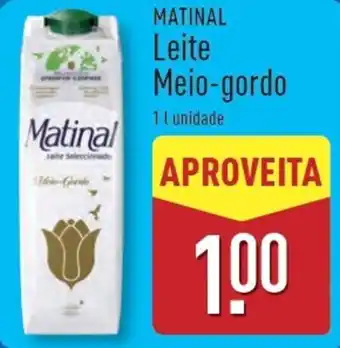 ALDI MATINAL Leite Meio-gordo promoção