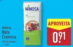 ALDI MIMOSA Nata Cremosa promoção