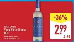 ALDI CASAL GARCIA Vinho Verde Branco DOC promoção