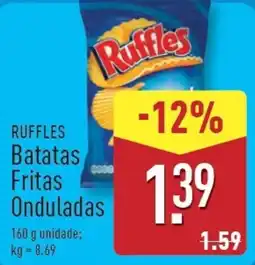 ALDI RUFFLES Batatas Fritas Onduladas promoção