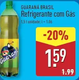 ALDI GUARANÁ BRASIL Refrigerante com Gás promoção