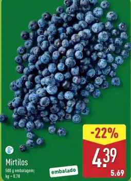 ALDI Mirtilos promoção