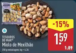 ALDI TESOUROS DO MAR Miolo de Mexilhão promoção