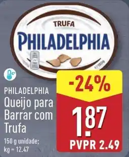 ALDI PHILADELPHIA Queijo para Barrar com Trufa promoção