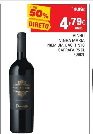 Continente Vinho Vinha Maria 75cl promoção