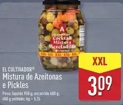 ALDI EL CULTIVADOR Mistura de Azeitonas e Pickles promoção