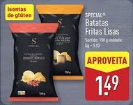 ALDI SPECIAL Batatas Fritas Lisas promoção