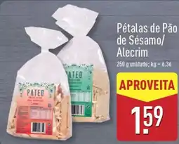 ALDI Pétalas de Pão de Sésamo/ Alecrim promoção