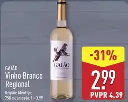 ALDI GAIÃO Vinho Branco Regional promoção