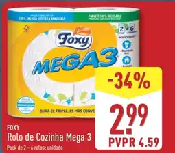 ALDI FOXY Rolo de Cozinha Mega 3 promoção