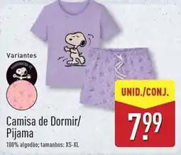 ALDI Camisa de Dormir/ Pijama promoção