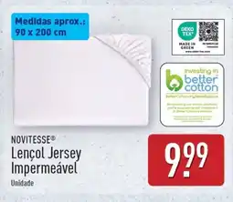 ALDI NOVITESSE Lençol Jersey Impermeável promoção
