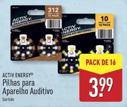 ALDI ACTIV ENERGY Pilhas para Aparelho Auditivo Sortido promoção
