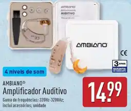 ALDI AMBIANO Amplificador Auditivo promoção
