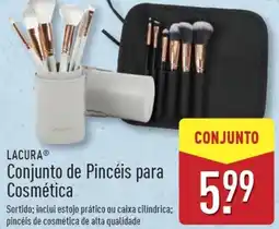 ALDI LACURA Conjunto de Pincéis para Cosmética promoção