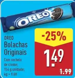 ALDI OREO Bolachas Originais promoção