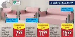 ALDI HOME CREATION Capa para Sofá de 1 Lugar promoção