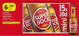 Spar Cerveja c/ álcool super bock promoção