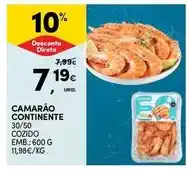 Continente Continente - camarão promoção