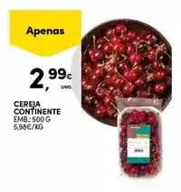 Continente Continente - cereja promoção