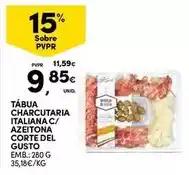 Continente Corte del gusto - tábua charcutaria italiana c/azeitona promoção