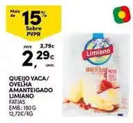 Continente Limiano - queijo vaca/ ovelha amantegado promoção