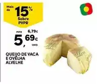 Continente Alvelhe - queijo de vaca e ovelha promoção