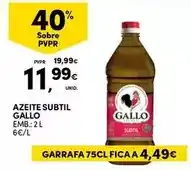 Continente Gallo - azeite subtil promoção