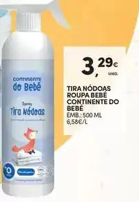 Continente Continente - tira nóndoas roupa bebé promoção