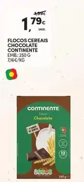 Continente Continente - flocos cereais chocolate promoção