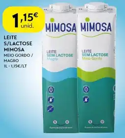 Spar Leite s/lactose mimosa promoção