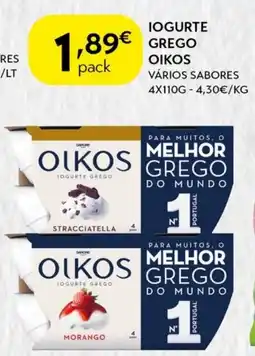 Spar Iogurte Grego Oikos promoção