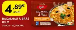 Spar Bacalhau A Brás Iglo promoção