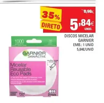 Continente Discos Micelar Garnier 1 Unid promoção
