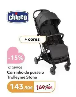 Prénatal Chicco - carrinho de passeio trolleyme stone promoção