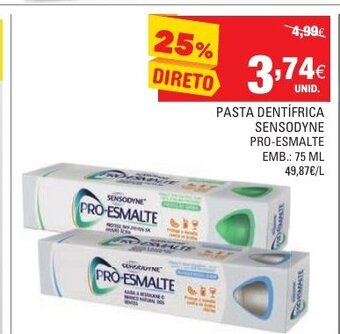 Continente Pasta Dentífrica Sensodyne 75ml promoção