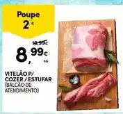 Continente Bom dia Vitelão p/ cozer/estufar promoção