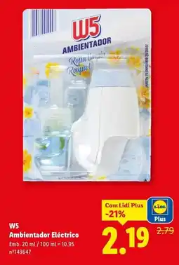 Lidl W5 - ambientador eléctrico promoção