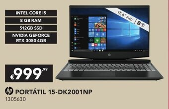 Radio Popular HP Portátil 15-DK2001NP promoção