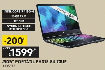 Radio Popular Acer Portátil PH315-54-73UP promoção