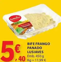 E.Leclerc Bife frango panado lusiaves promoção