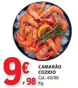 E.Leclerc Camarão cozido promoção