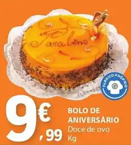 E.Leclerc Bolo de aniversário Doce de ovo promoção