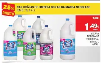 Continente Luxívia Neoblanc Tradicional 2L promoção