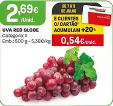 Intermarché Uva red globe promoção