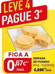 Intermarché Empada de frango promoção